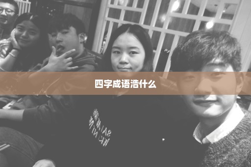 四字成语浩什么