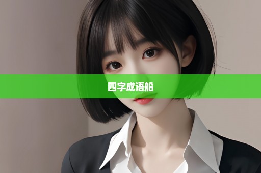 四字成语船