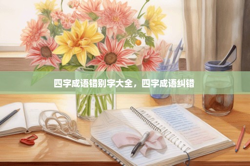 四字成语错别字大全，四字成语纠错 
