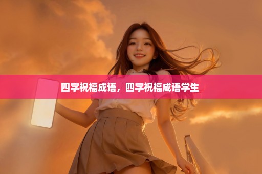 四字祝福成语，四字祝福成语学生 