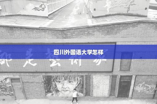 四川外国语大学怎样