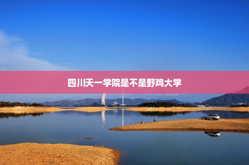 四川天一学院是不是野鸡大学