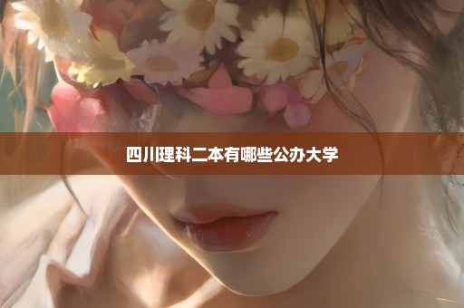 四川理科二本有哪些公办大学