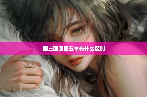 国三国四国五车有什么区别