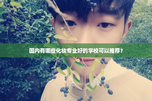 国内有哪些化妆专业好的学校可以推荐？