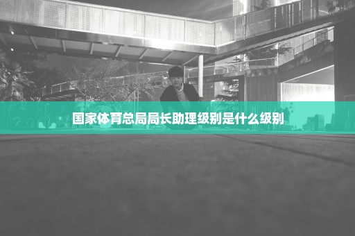 国家体育总局局长助理级别是什么级别