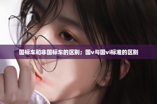 国标车和非国标车的区别；国v与国vi标准的区别