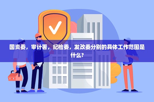 国资委，审计署，纪检委，发改委分别的具体工作范围是什么?