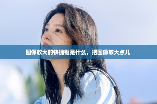 图像放大的快捷键是什么，把图像放大点儿 