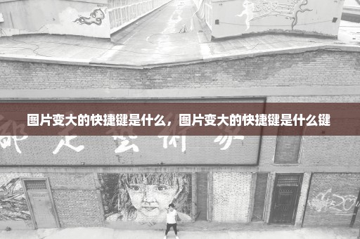 图片变大的快捷键是什么，图片变大的快捷键是什么键 