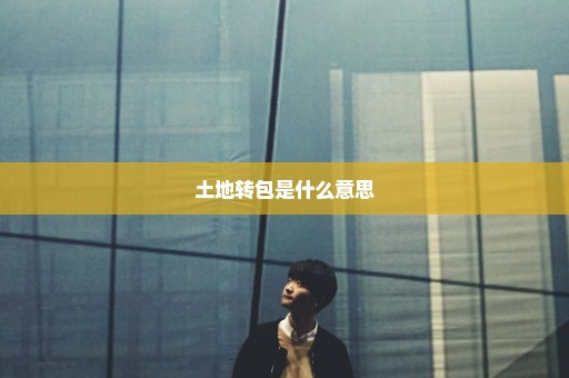 土地转包是什么意思