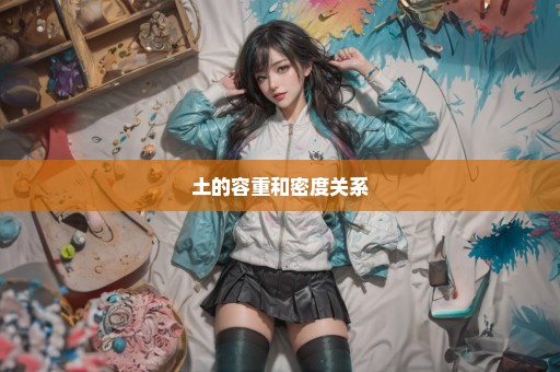 土的容重和密度关系