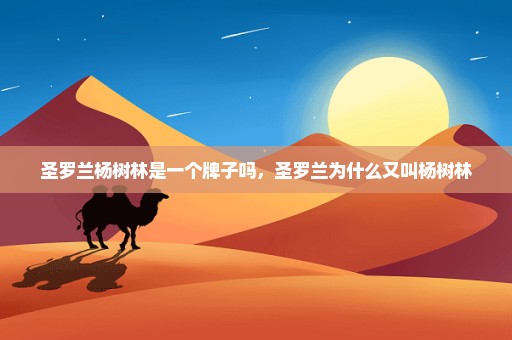 圣罗兰杨树林是一个牌子吗，圣罗兰为什么又叫杨树林