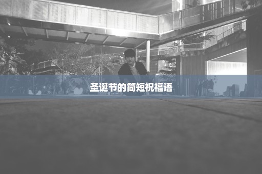 圣诞节的简短祝福语