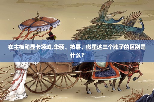 在主板和显卡领域,华硕、技嘉、微星这三个牌子的区别是什么？