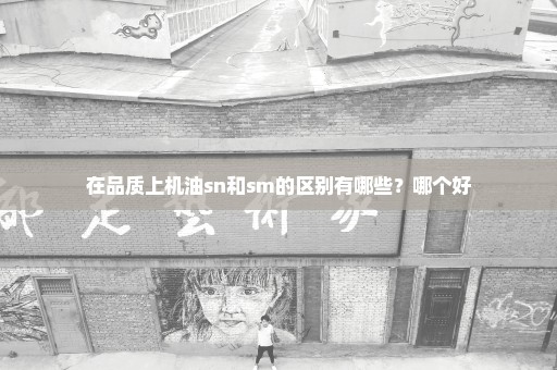 在品质上机油sn和sm的区别有哪些？哪个好