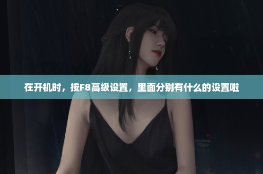 在开机时，按F8高级设置，里面分别有什么的设置啦