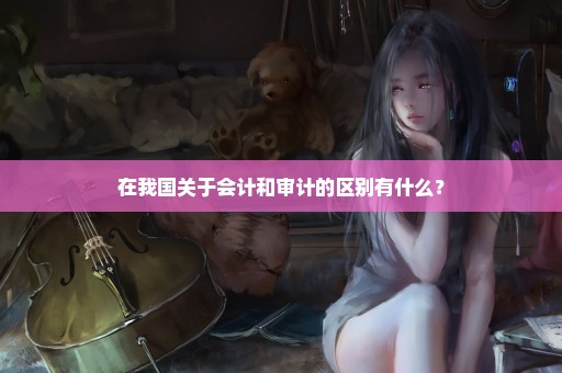 在我国关于会计和审计的区别有什么？