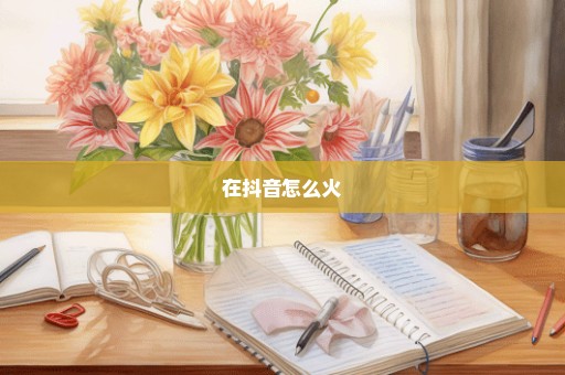 在抖音怎么火