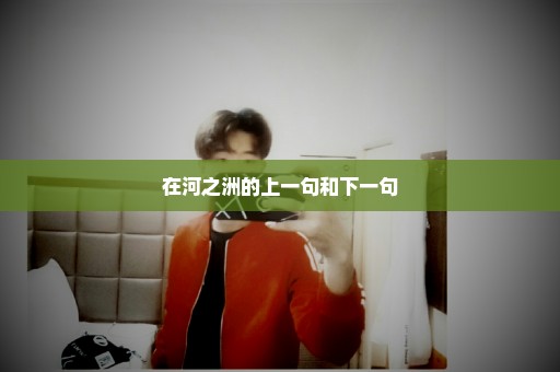 在河之洲的上一句和下一句