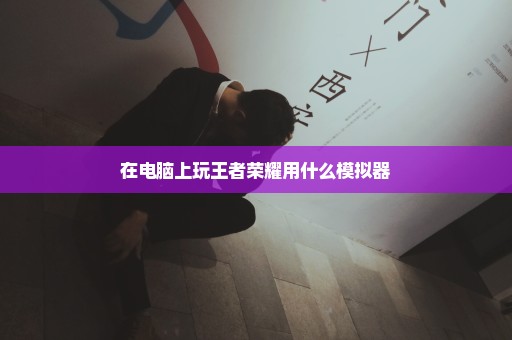 在电脑上玩王者荣耀用什么模拟器