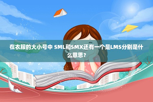 在衣服的大小号中 SML和SMX还有一个是LMS分别是什么意思？