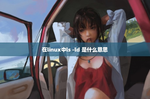 在linux中ls -ld 是什么意思