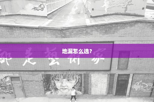 地漏怎么选？