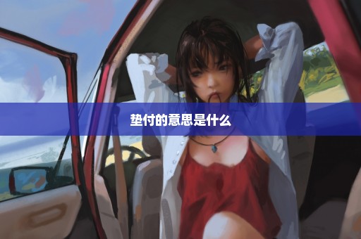 垫付的意思是什么
