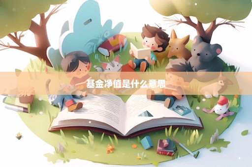 基金净值是什么意思