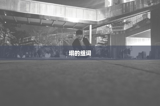 塌的组词