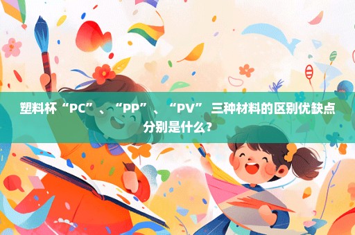 塑料杯“PC”、“PP”、“PV” 三种材料的区别优缺点分别是什么？