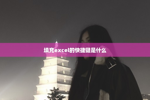 填充excel的快捷键是什么