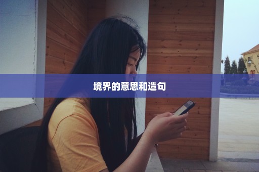 境界的意思和造句