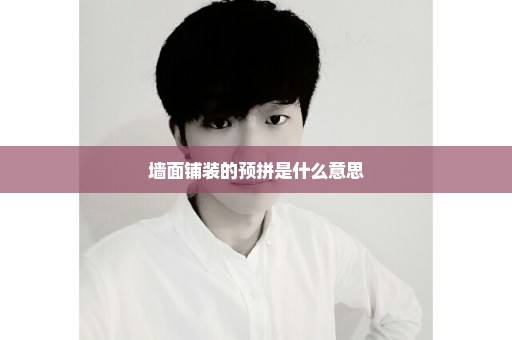 墙面铺装的预拼是什么意思