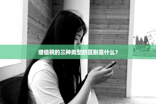 增值税的三种类型的区别是什么？
