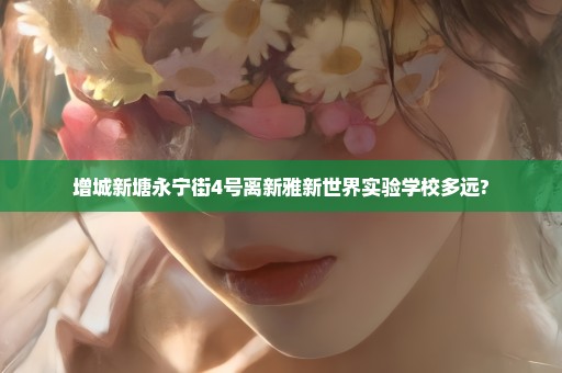 增城新塘永宁街4号离新雅新世界实验学校多远?