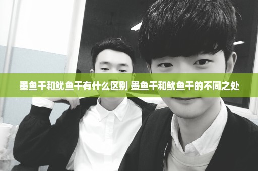 墨鱼干和鱿鱼干有什么区别 墨鱼干和鱿鱼干的不同之处