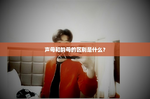 声母和韵母的区别是什么？