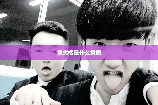 复式楼是什么意思