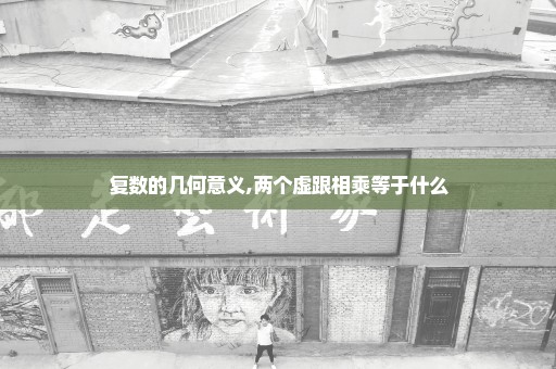复数的几何意义,两个虚跟相乘等于什么