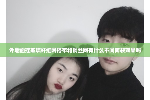 外墙面挂玻璃纤维网格布和钢丝网有什么不同防裂效果吗