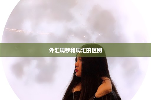 外汇现钞和现汇的区别