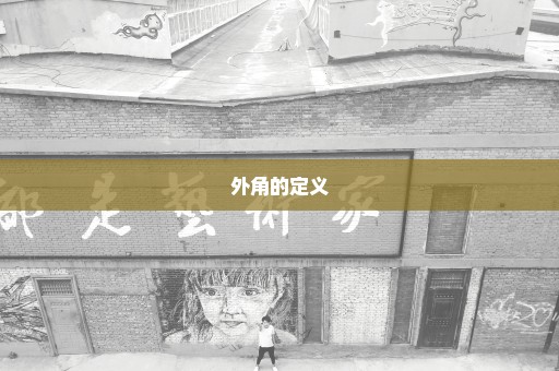 外角的定义