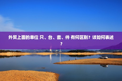 外贸上面的单位 只、台、套、件 有何区别？该如何表述？
