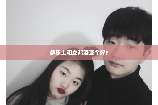多乐士和立邦漆哪个好？