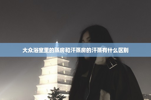 大众浴室里的蒸房和汗蒸房的汗蒸有什么区别