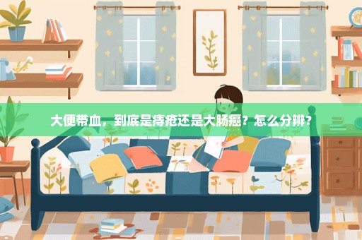 大便带血，到底是痔疮还是大肠癌？怎么分辨？