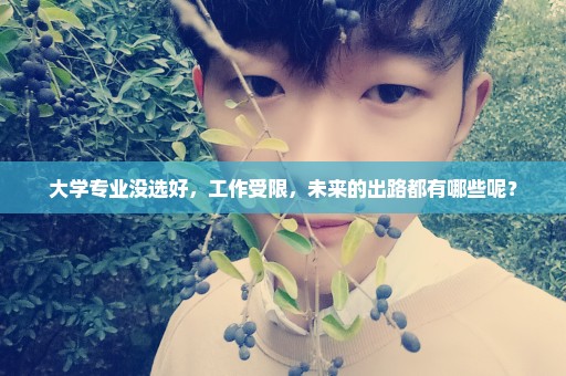大学专业没选好，工作受限，未来的出路都有哪些呢？