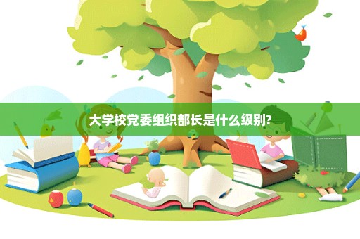 大学校党委组织部长是什么级别?